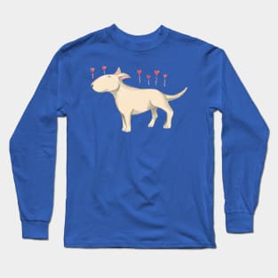 Bull terriers - overflowing with love Long Sleeve T-Shirt